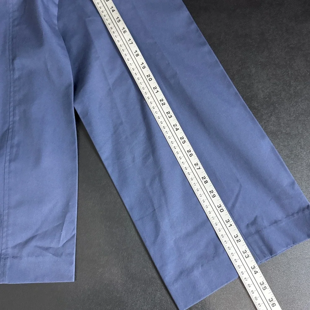Chaps Ralph Lauren Mens Blue Flat Front Casual Chino Pants 34 / 34 (act 32 / 34)